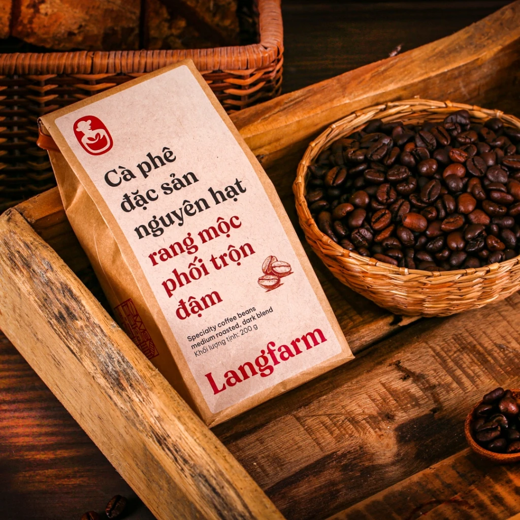 Cà phê nguyên hạt Langfarm | Lâm Đồng