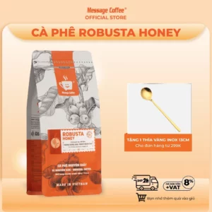 Cà phê Robusta Chế biến Honey | đắng đầm hậu ngọt thơm nồng